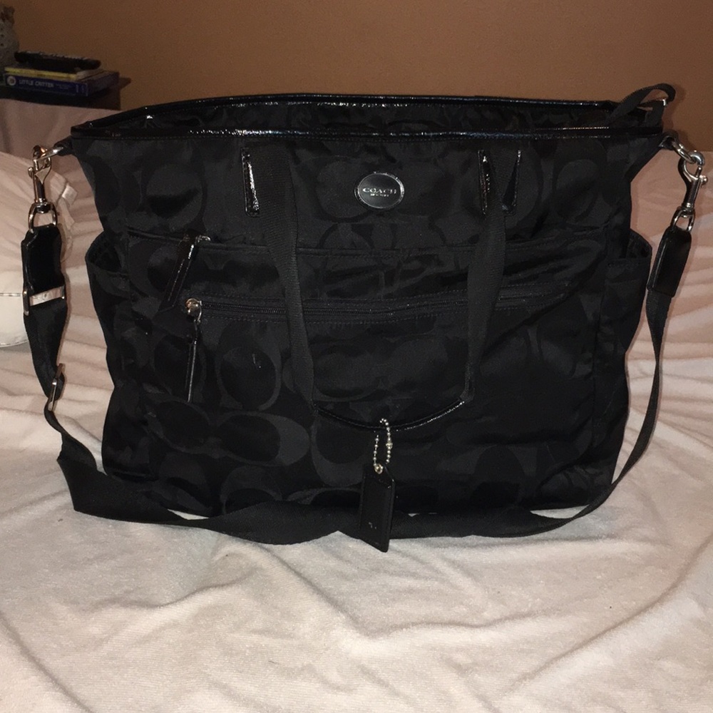 Coach diaper bag.